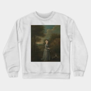 Miss Wood by William Hogarth Crewneck Sweatshirt